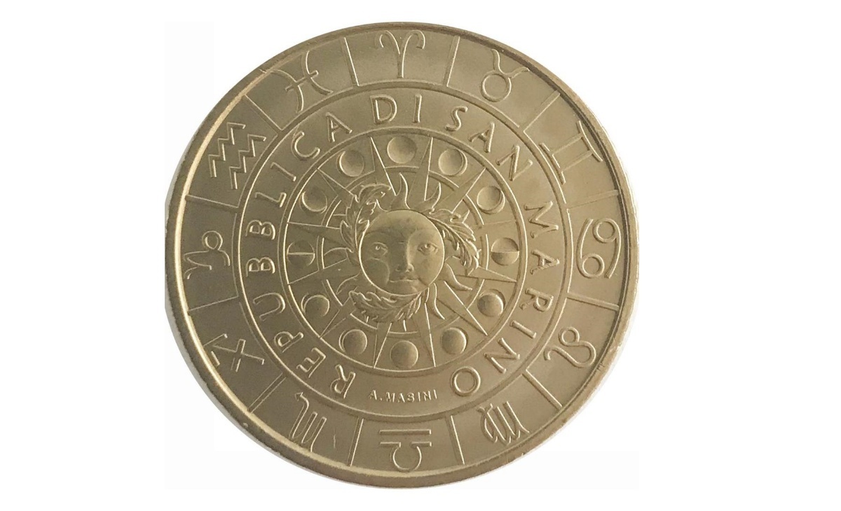Caratteristiche moneta da 5 euro San Marino 2019 serie Zodiaco Gemelli Monometallico