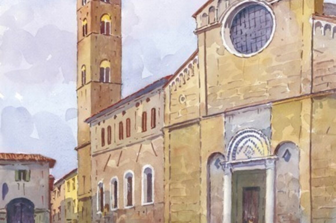 Francobollo Basilica Cattedrale di Volterra