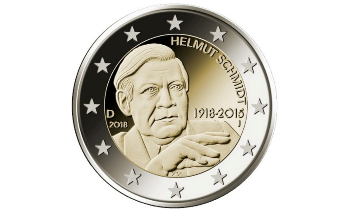 2 euro Helmut Shmidt