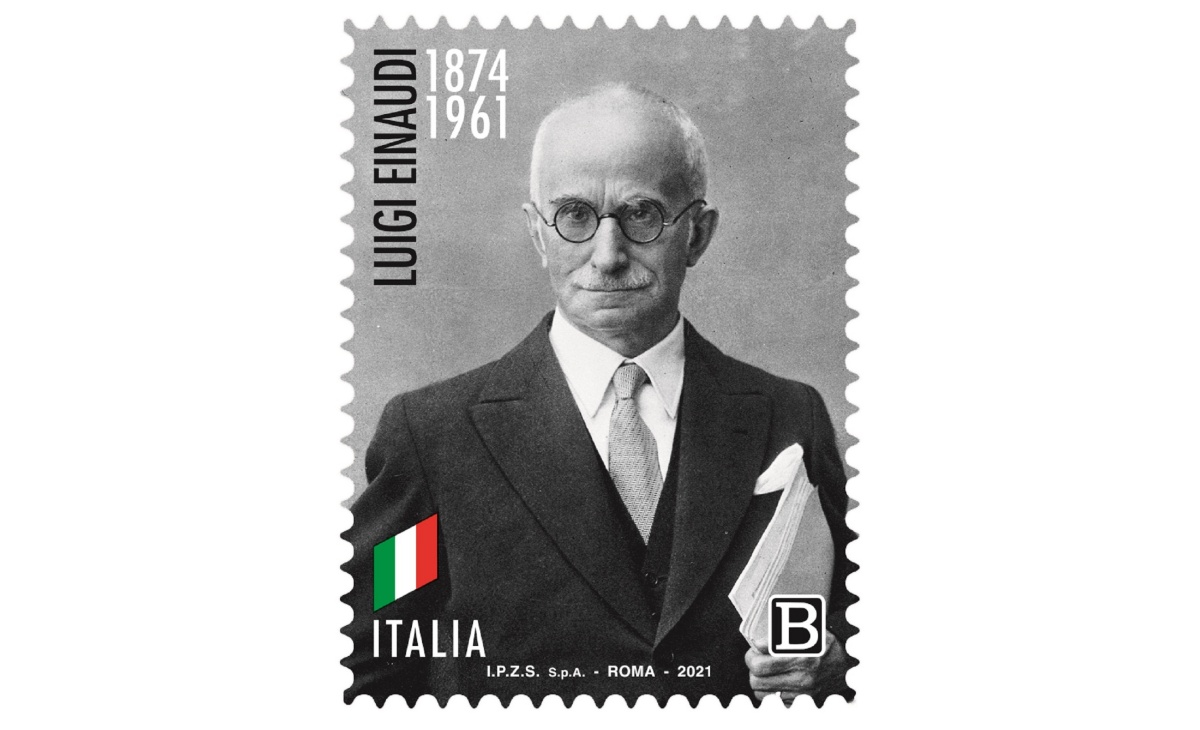 Francobollo Luigi Einaudi