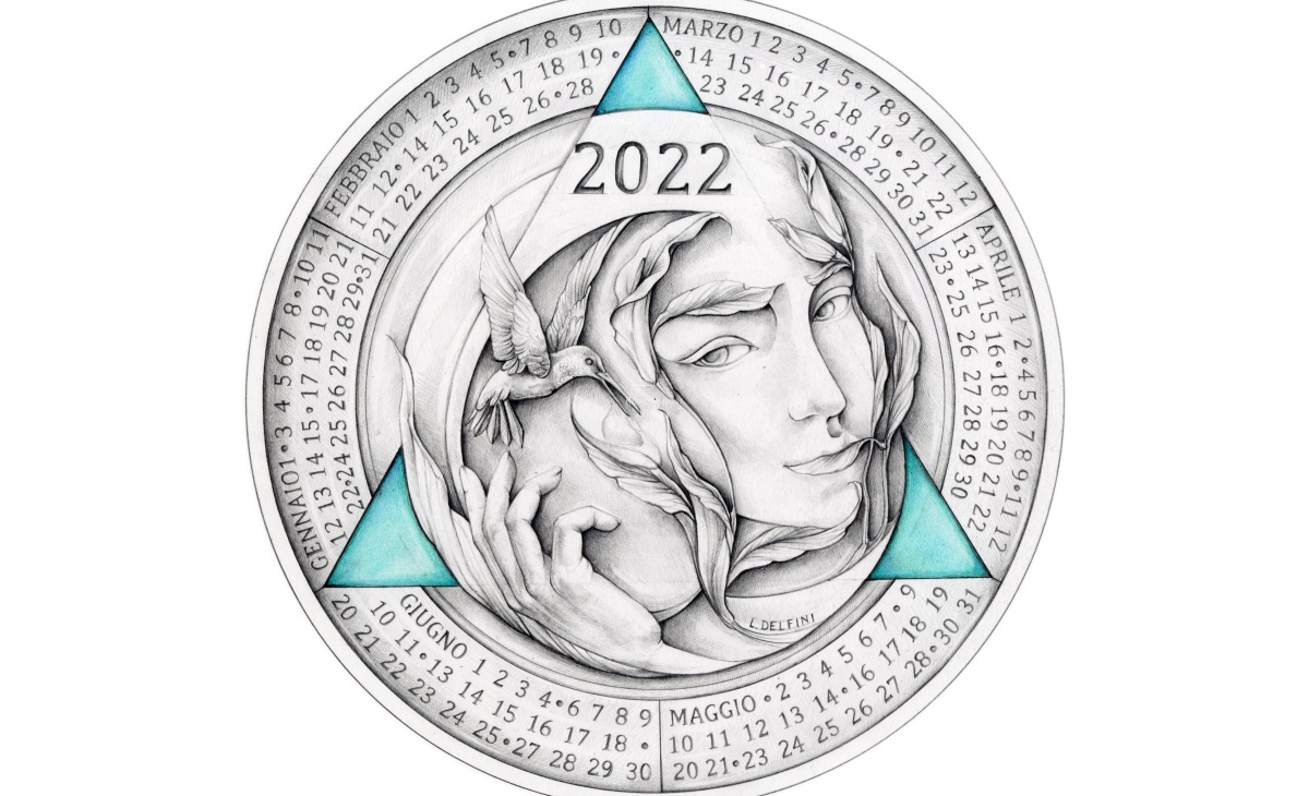 Caratteristiche e prezzo della Medaglia calendario 2022 argento