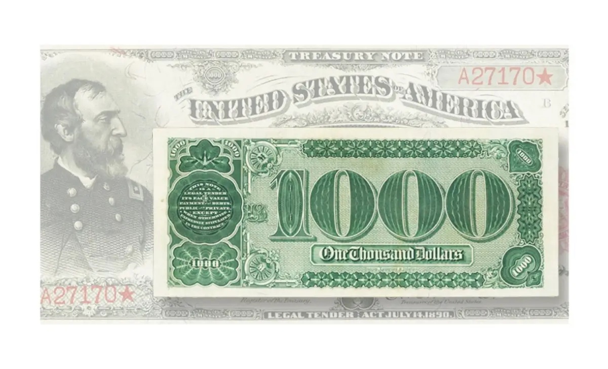 Valore banconota da 1.000 dollari Grand Watermelon