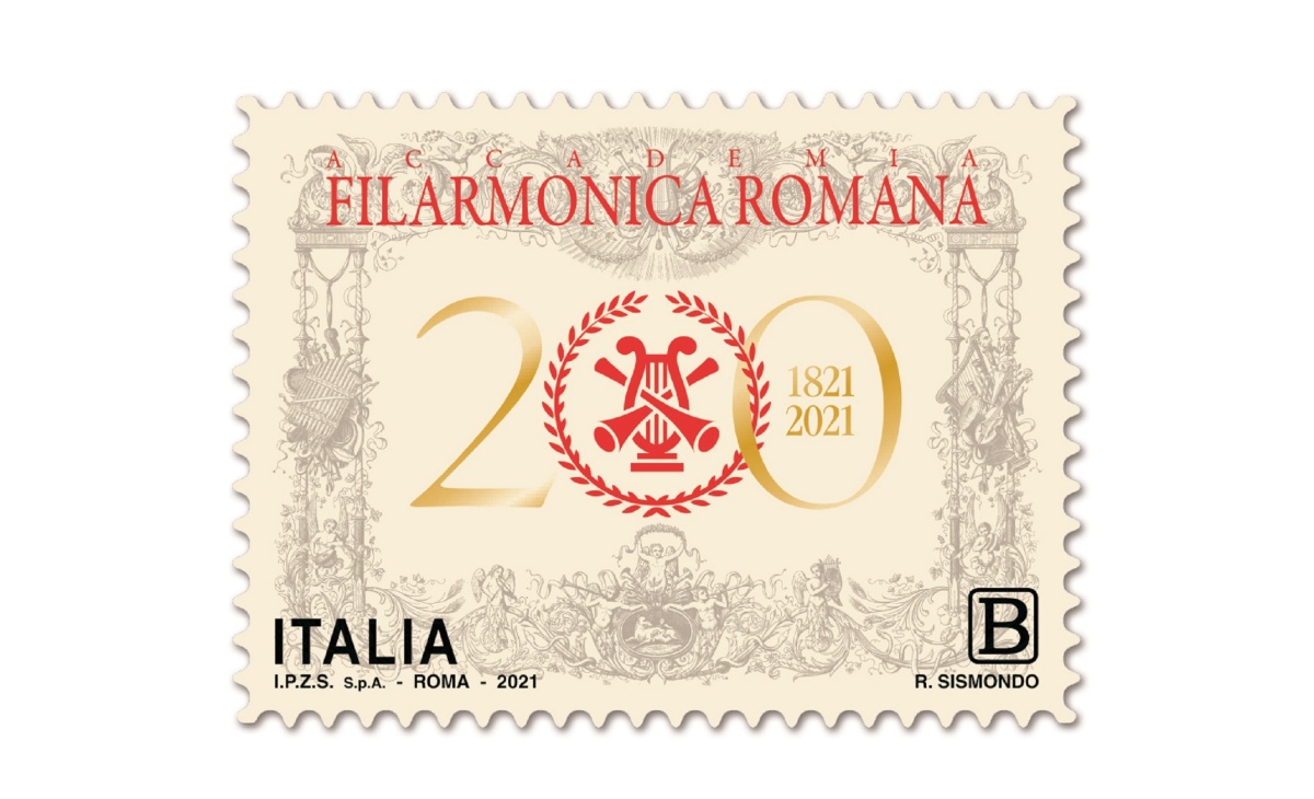 Francobollo Accademia Filarmonica Italiana
