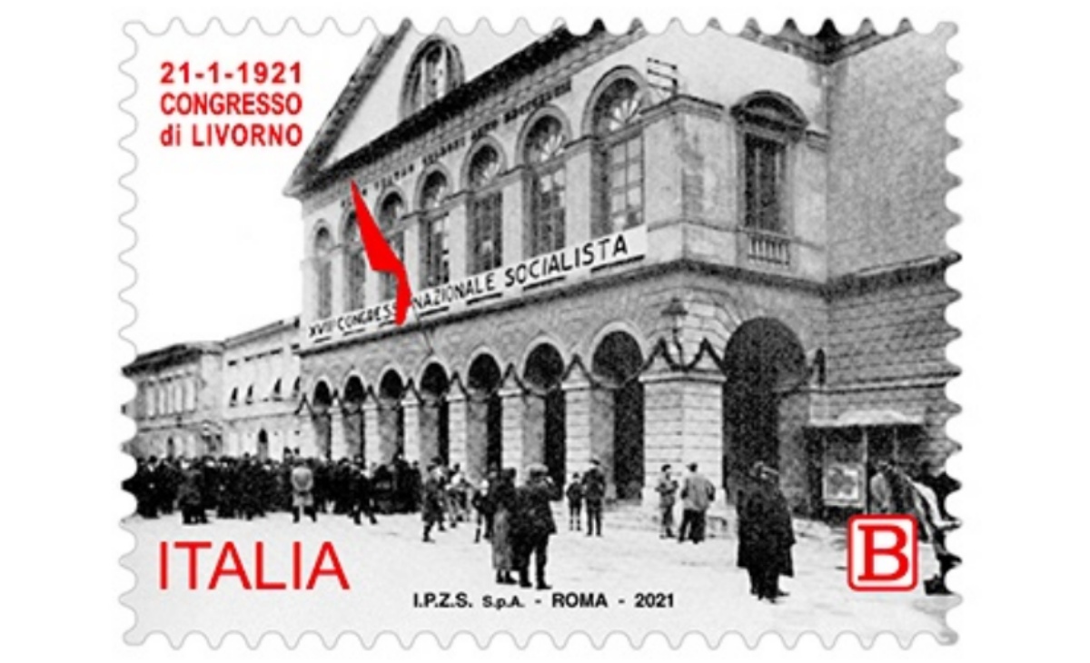 Francobollo centenario Congresso di Livorno