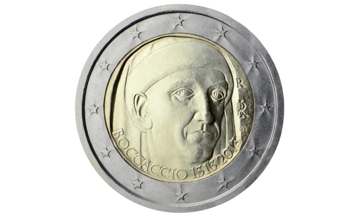 2 euro Giovanni Boccaccio