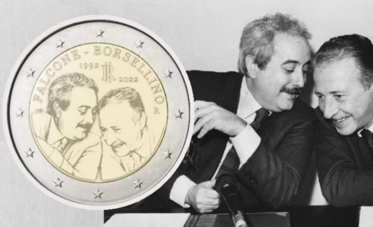 Coniata la moneta da 2 euro Falcone e Borsellino