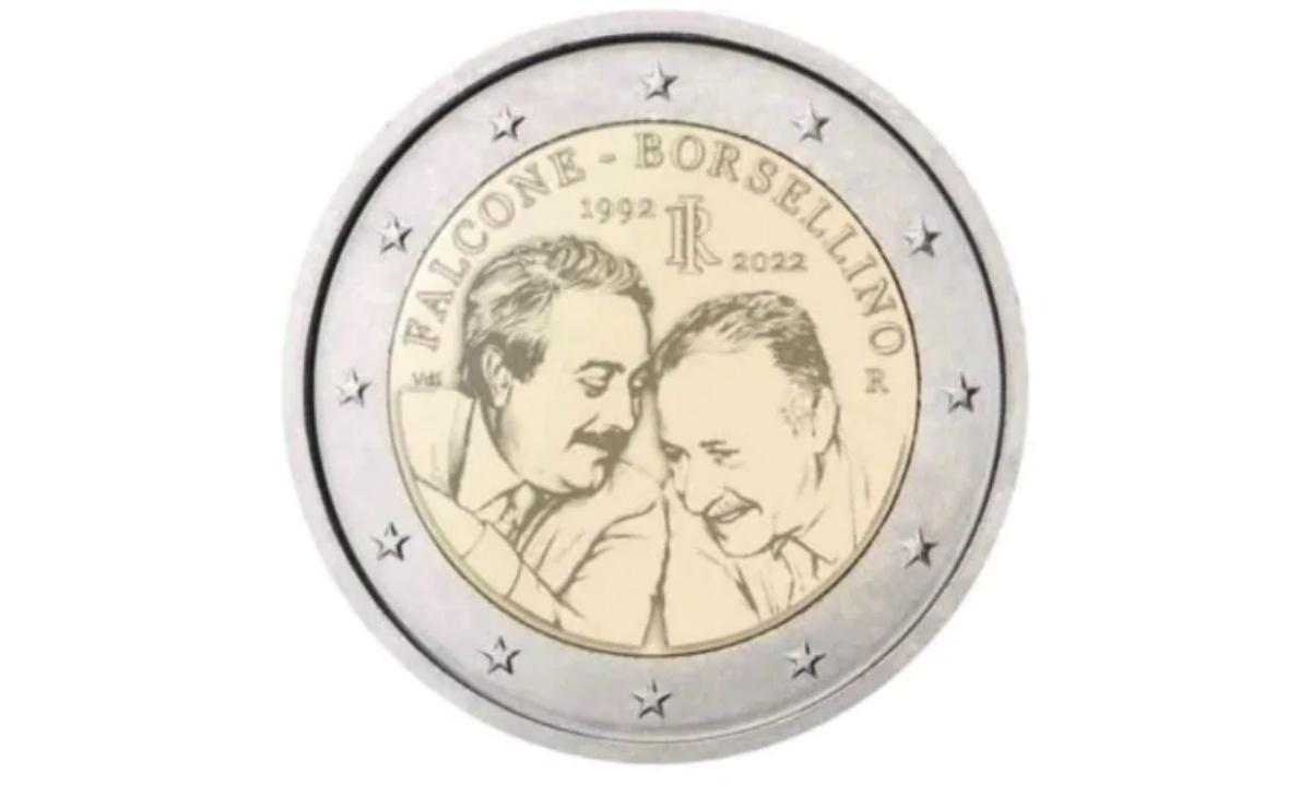 Coniata la moneta da 2 euro Falcone e Borsellino