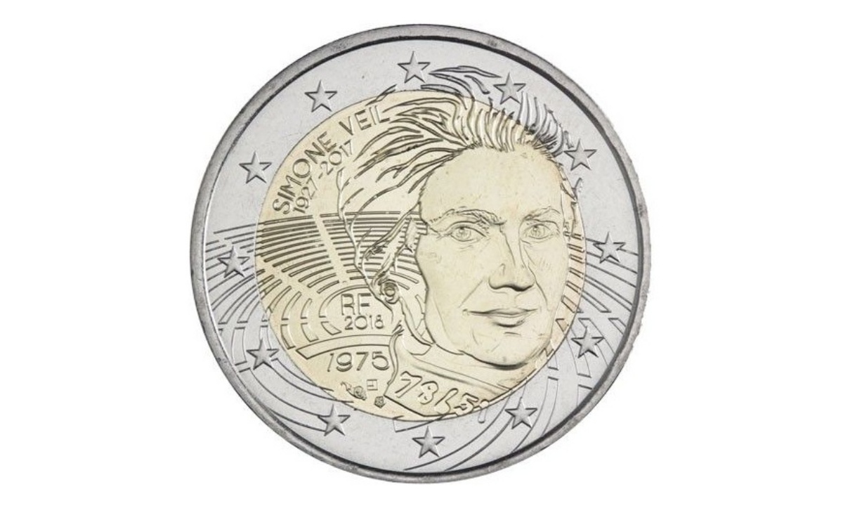 Valore e caratteristiche moneta da 2 euro Simone Veil