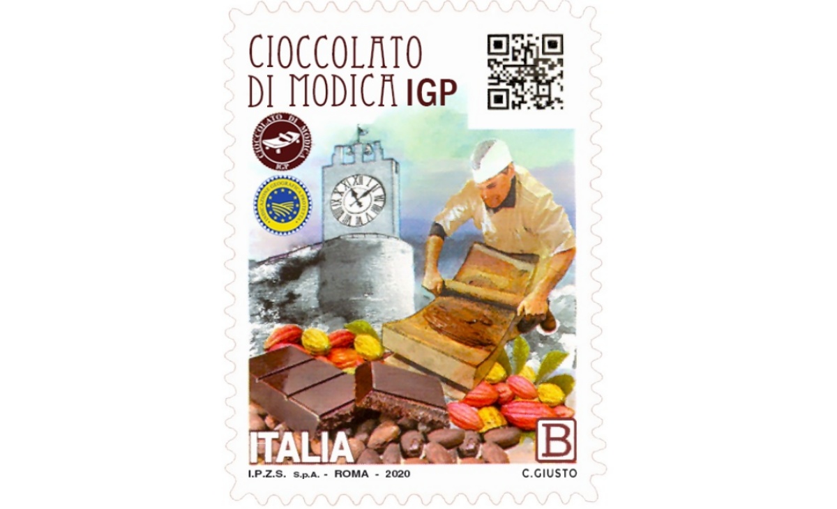Francobollo Cioccolato di Modica IGP