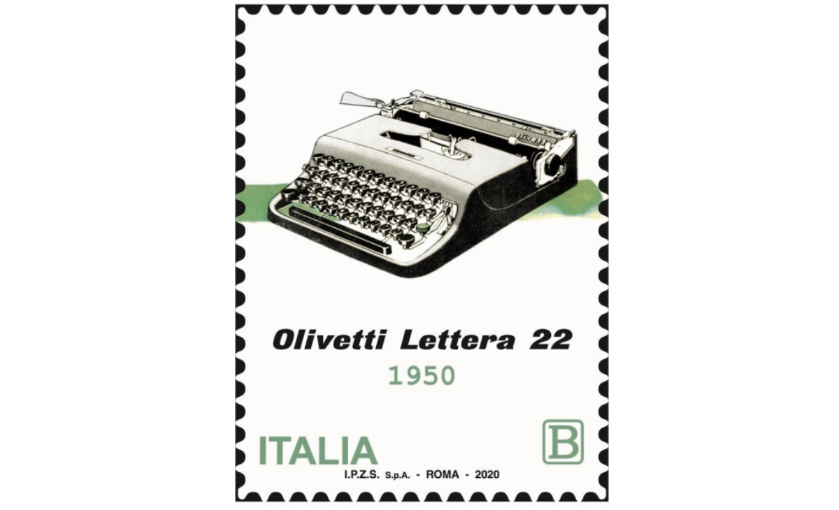 Francobollo Olivetti Lettera 22