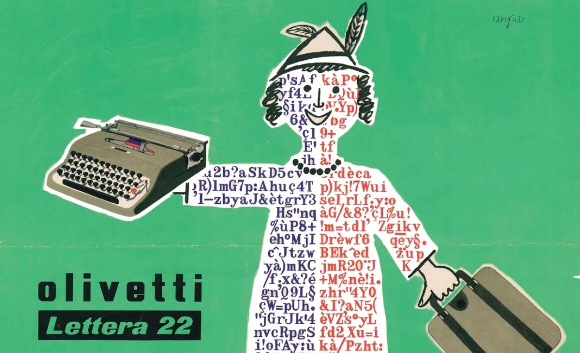 Francobollo Olivetti Lettera 22