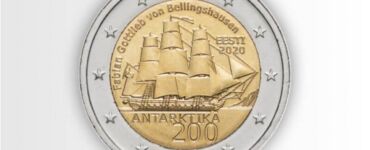 2 euro Antartide Estonia 2020