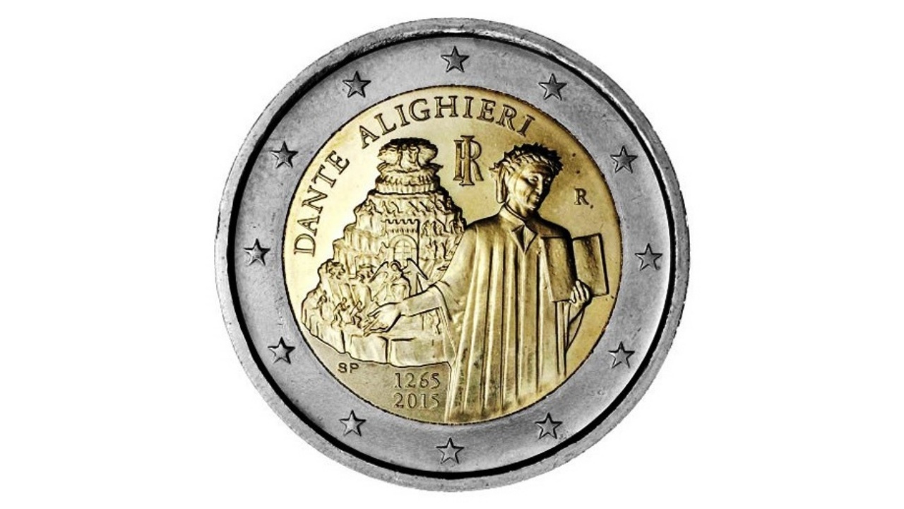 2 euro Dante Alighieri 2015