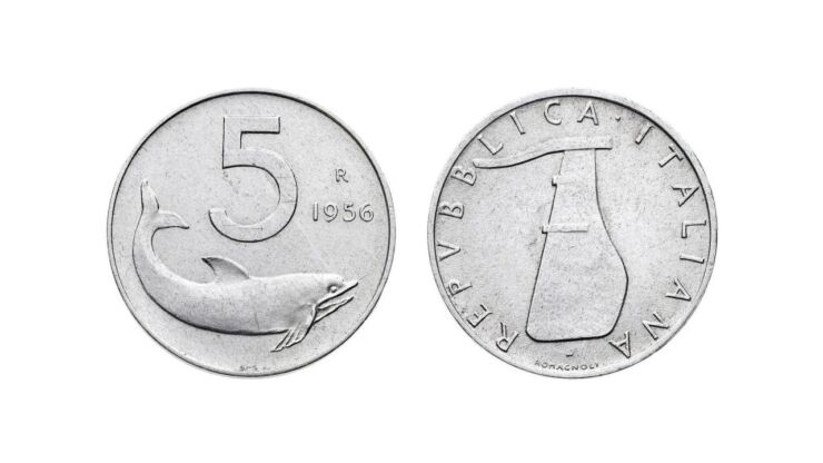 5 lire Delfino