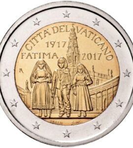 2 euro Madonna di Fatima Città del Vaticano
