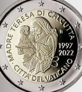 2 euro Madre Teresa di Calcutta