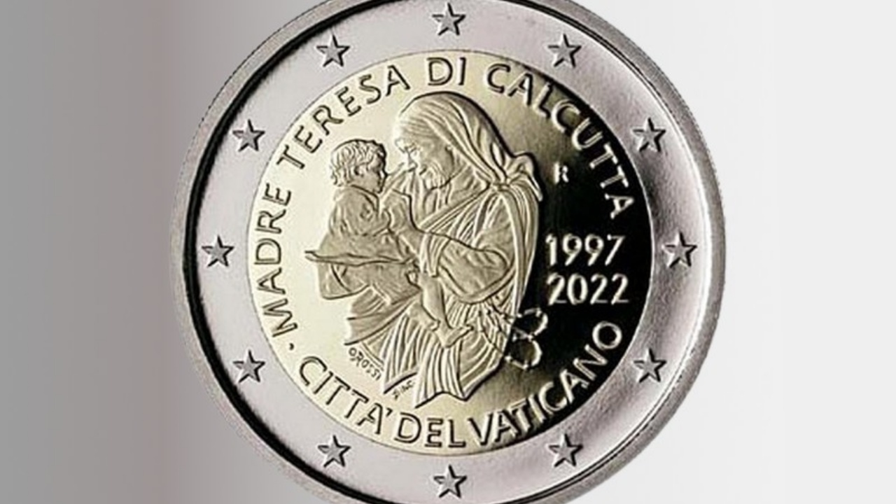 2 euro Madre Teresa di Calcutta