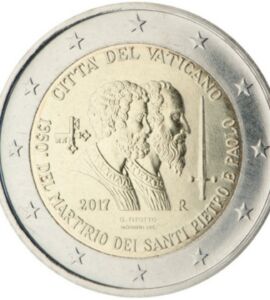 2 euro Martirio di San Pietro e San Paolo