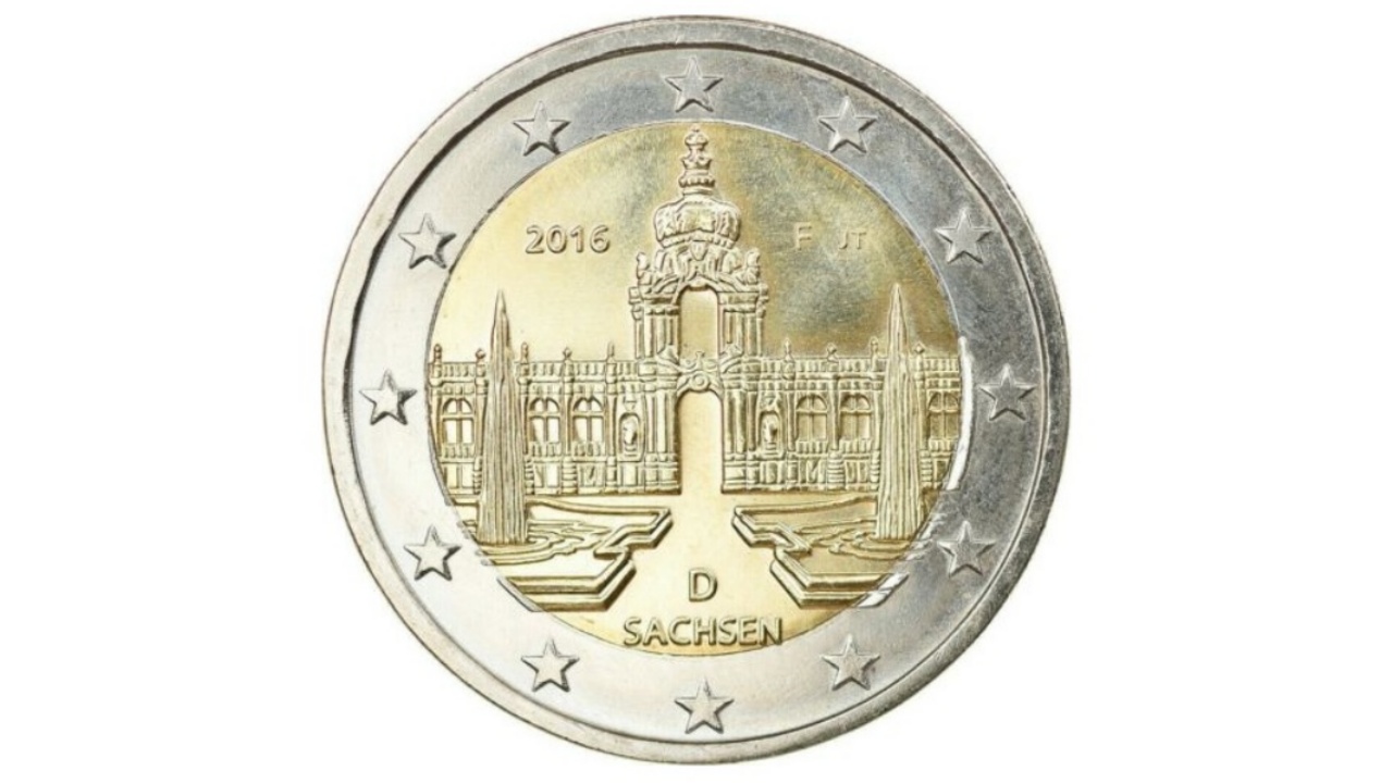 2 euro Germania Sachsen 2016