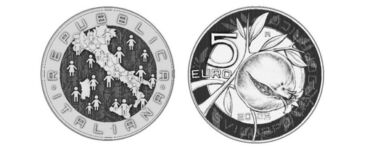 5 euro argento Sviluppo Demografico