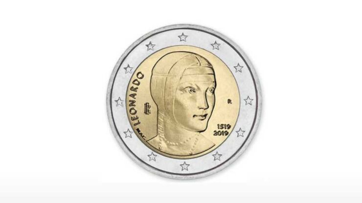 2 euro 2019 Leonardo Da Vinci