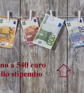 Fin a 540euro in più nello stipendio